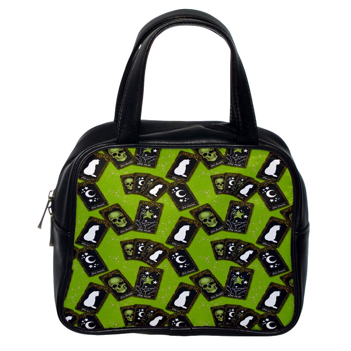 Cats And Skulls - Modern Halloween  Classic Handbag (One Side)