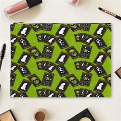 Cats And Skulls - Modern Halloween  Cosmetic Bag (xl) by ConteMonfrey