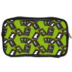 Cats And Skulls - Modern Halloween  Toiletries Bag (two Sides) by ConteMonfrey