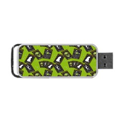 Cats And Skulls - Modern Halloween  Portable Usb Flash (one Side) by ConteMonfrey