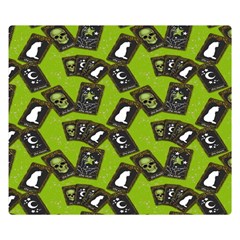 Cats And Skulls - Modern Halloween  Double Sided Flano Blanket (small)  by ConteMonfrey