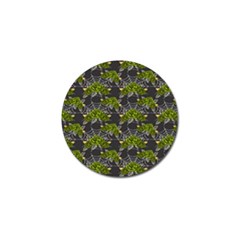 Halloween - Green Roses On Spider Web  Golf Ball Marker (4 Pack) by ConteMonfrey