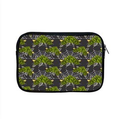 Halloween - Green Roses On Spider Web  Apple Macbook Pro 15  Zipper Case by ConteMonfrey