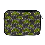 Halloween - Green Roses On Spider Web  Apple MacBook Pro 17  Zipper Case Front