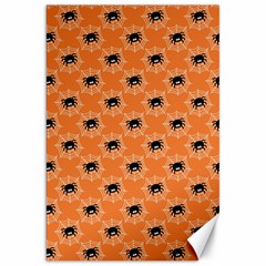 Halloween Black Orange Spiders Canvas 20  X 30  by ConteMonfrey