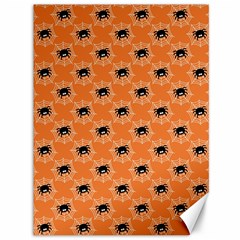 Halloween Black Orange Spiders Canvas 36  X 48  by ConteMonfrey