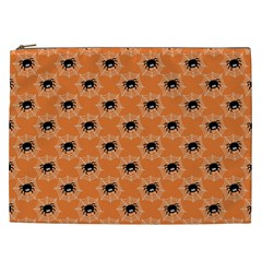 Halloween Black Orange Spiders Cosmetic Bag (xxl) by ConteMonfrey