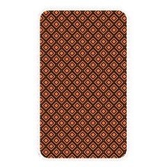 Halloween Palette Plaids Orange, Black Geometric  Memory Card Reader (Rectangular)