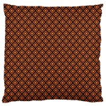 Halloween Palette Plaids Orange, Black Geometric  Standard Flano Cushion Case (One Side) Front