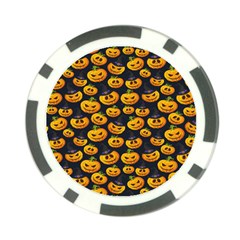 Jack O Lantern  Poker Chip Card Guard by ConteMonfrey