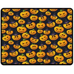 Jack O Lantern  Fleece Blanket (medium)  by ConteMonfrey