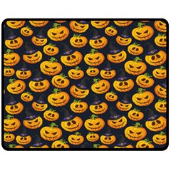 Jack O Lantern  Double Sided Fleece Blanket (medium)  by ConteMonfrey