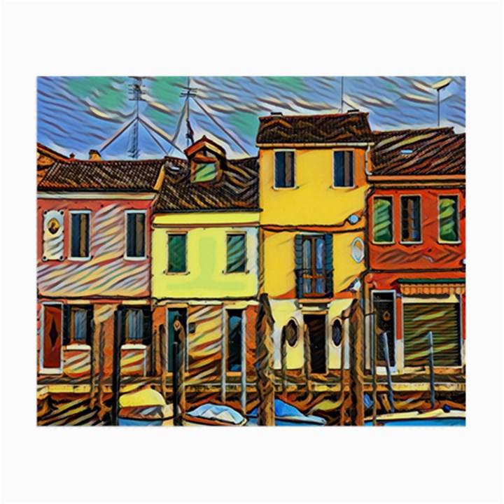 Colorful Venice Homes Small Glasses Cloth