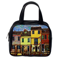 Colorful Venice Homes Classic Handbag (one Side) by ConteMonfrey