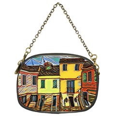 Colorful Venice Homes Chain Purse (one Side) by ConteMonfrey