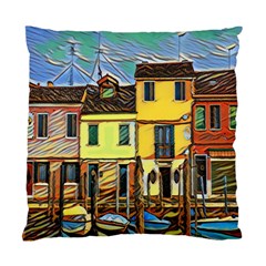 Colorful Venice Homes Standard Cushion Case (two Sides) by ConteMonfrey