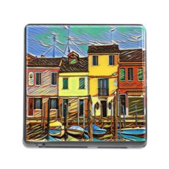 Colorful Venice Homes Memory Card Reader (square 5 Slot) by ConteMonfrey