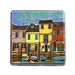 Colorful Venice Homes Memory Card Reader (Square 5 Slot) Front