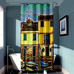 Colorful Venice Homes Shower Curtain 36  X 72  (stall)  by ConteMonfrey