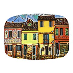 Colorful Venice Homes Mini Square Pill Box by ConteMonfrey