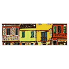 Colorful Venice Homes Banner And Sign 6  X 2  by ConteMonfrey