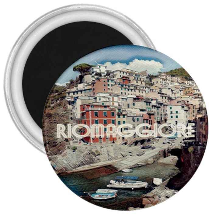 Riomaggiore - Italy Vintage 3  Magnets