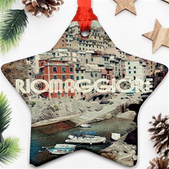 Riomaggiore - Italy Vintage Ornament (star) by ConteMonfrey