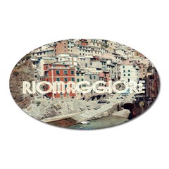 Riomaggiore - Italy Vintage Oval Magnet by ConteMonfrey