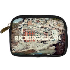 Riomaggiore - Italy Vintage Digital Camera Leather Case by ConteMonfrey