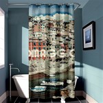 Riomaggiore - Italy Vintage Shower Curtain 36  x 72  (Stall)  Curtain(36 X72 ) - 33.26 x66.24  Curtain(36 X72 )