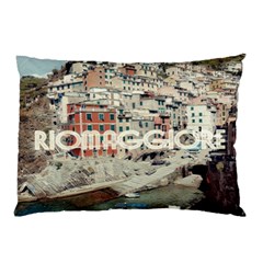 Riomaggiore - Italy Vintage Pillow Case (two Sides) by ConteMonfrey