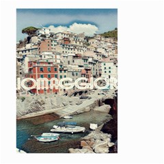 Riomaggiore - Italy Vintage Large Garden Flag (two Sides) by ConteMonfrey