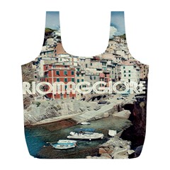 Riomaggiore - Italy Vintage Full Print Recycle Bag (l) by ConteMonfrey