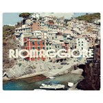 Riomaggiore - Italy Vintage Double Sided Flano Blanket (Medium)  60 x50  Blanket Back