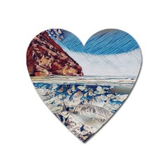 Fishes In Lake Garda Heart Magnet by ConteMonfrey