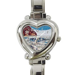 Fishes In Lake Garda Heart Italian Charm Watch by ConteMonfrey