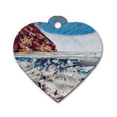 Fishes In Lake Garda Dog Tag Heart (one Side) by ConteMonfrey