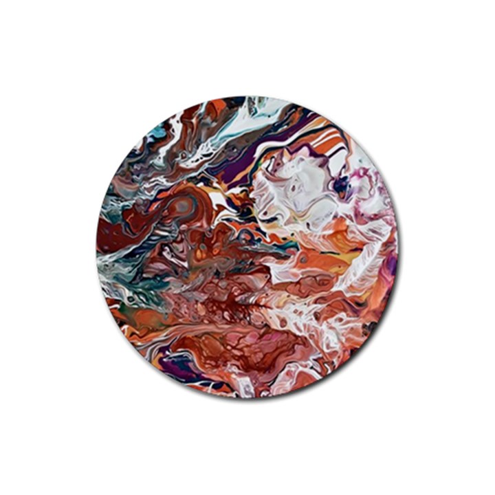 Summer Arabesque Rubber Coaster (Round)