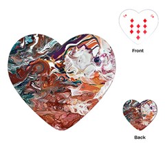 Summer Arabesque Playing Cards Single Design (heart)