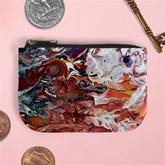 Summer Arabesque Mini Coin Purse by kaleidomarblingart