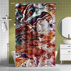 Summer Arabesque Shower Curtain 48  X 72  (small)  by kaleidomarblingart