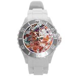 Summer Arabesque Round Plastic Sport Watch (L) Front