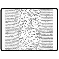 Joy Division Unknown Pleasures Double Sided Fleece Blanket (large) 