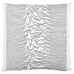 Joy Division Unknown Pleasures Standard Flano Cushion Case (two Sides) by Jancukart