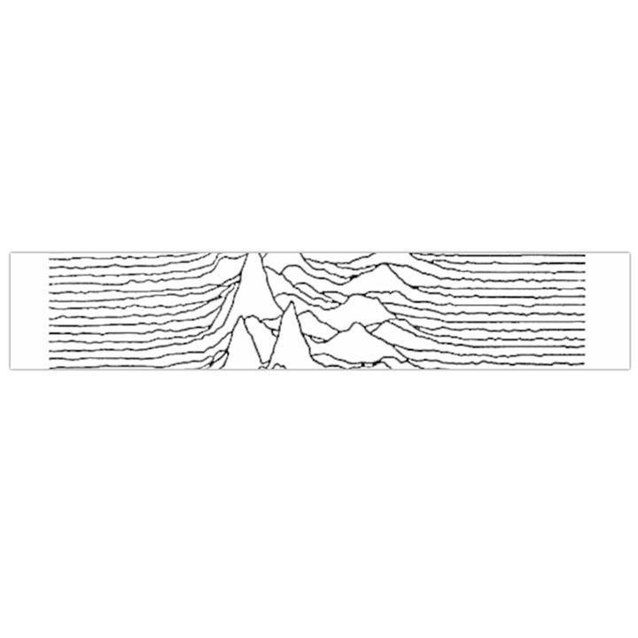 Joy Division Unknown Pleasures Large Flano Scarf 