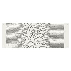 Joy Division Unknown Pleasures Banner And Sign 8  X 3  by Jancukart