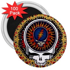 Grateful Dead 3  Magnets (100 Pack)