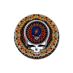 Grateful Dead Rubber Round Coaster (4 Pack) by Jancukart