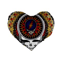 Grateful Dead Standard 16  Premium Heart Shape Cushions