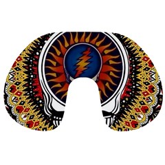 Grateful Dead Travel Neck Pillow by Jancukart